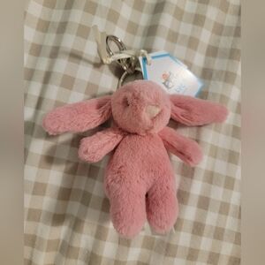 Jellycat Bashful Pink Bunny Bag Charm
